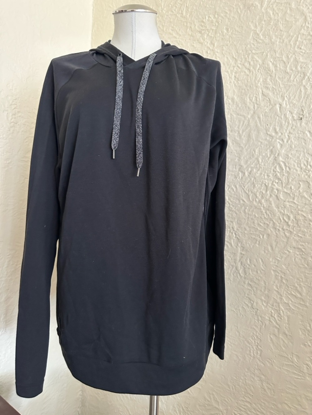 Outdoor Research Blackridge Hoodie Black Polyester Wool Dri Release Pullover XL